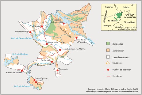 Mapa de La Siberia